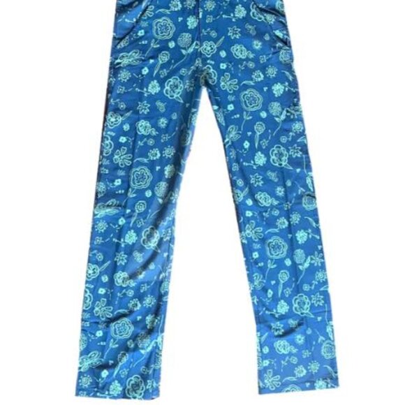Blue Floral Jumpsuit | Printed jumpsuit | Boiler-suit | Romper | Batik size Sm - Picture 3 of 7